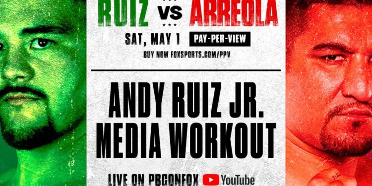 ANDY RUIZ JR. MEDIA WORKOUT  🚨 | PBC ON FOX