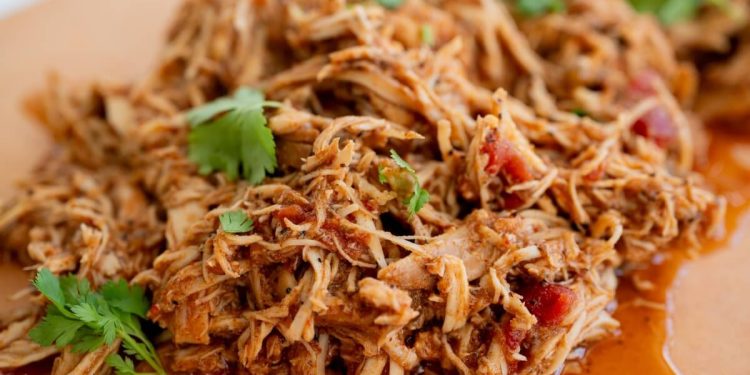 Easy Crockpot Salsa Chicken